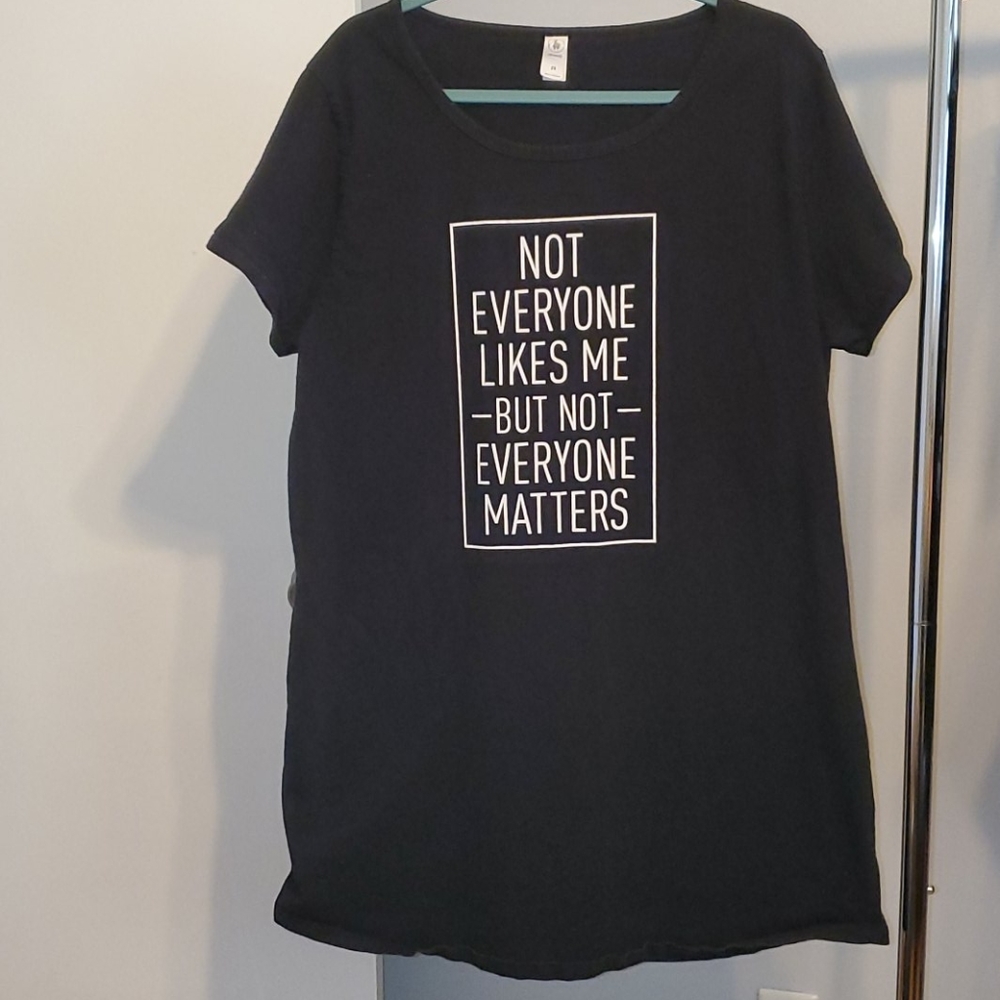 Black Punny Lounge Sleep Shirt